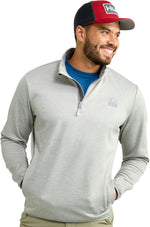 HUK Men's Coldfront+ 1/4 Zip Performance Fishing Jacket front view