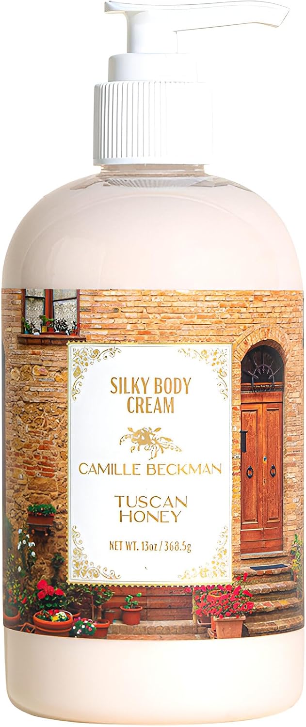 Camille Beckman unscented body cream side profile