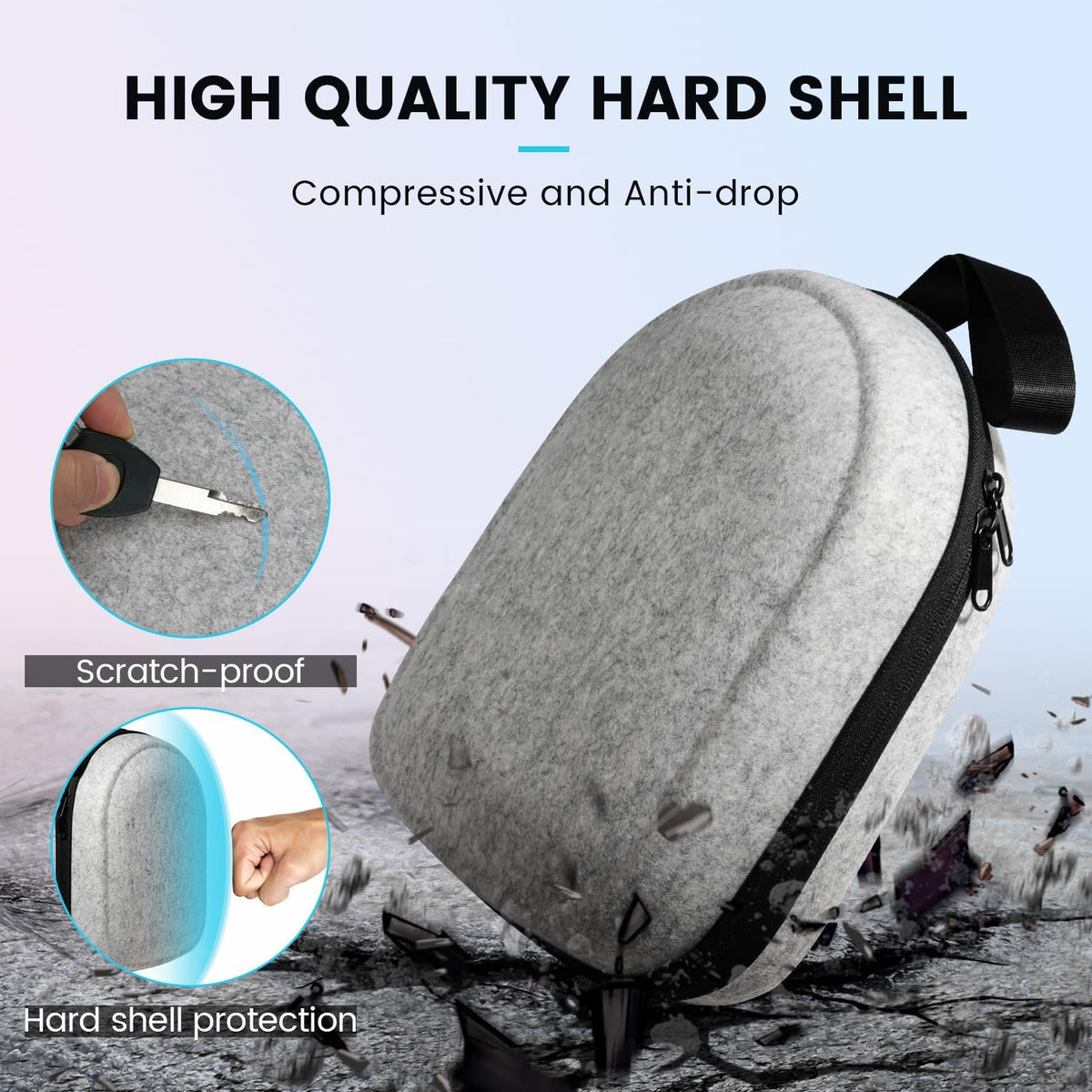 BnLnHOGVR protective case with controllers and headset stored