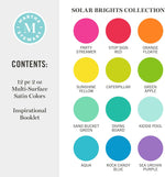 Martha Stewart acrylic craft paint color swatch display