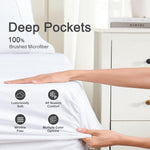 Hotella Hotella Twin XL Fitted Sheet deep pocket corner view