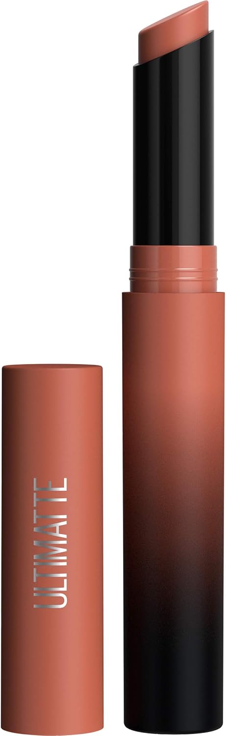 Maybelline Color Sensational Ultimatte Matte Lipstick, Non-Drying, Intense Color Pigment, More Truffle, Cocoa Brown, 1 Count - Image 9