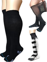 LORVVDE replacement sock liner for orthopedic walking boot front view