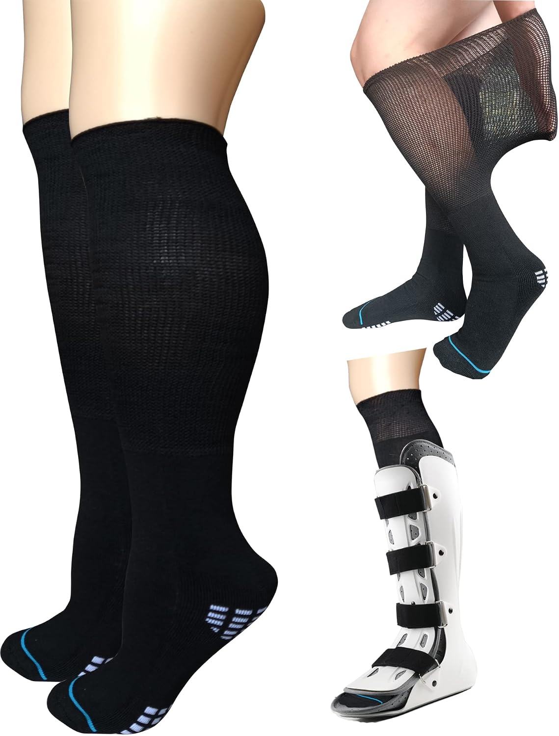 LORVVDE replacement sock liner for orthopedic walking boot front view