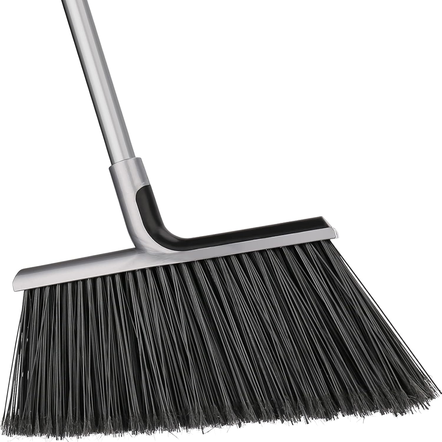 KeFanta heavy duty angle broom front view for home floor cleaning.
