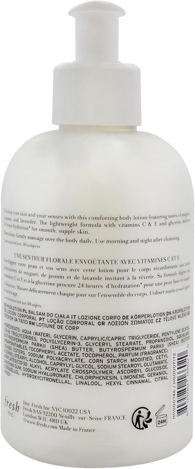 Fresh Lily Jasmine Body Lotion container angle display