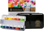 Mungyo Sargent Art Professional Watercolor Set front view tin case