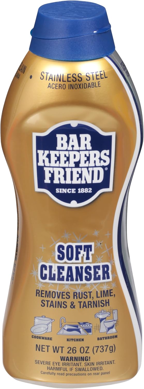 Bar Keepers Friend Soft Cleanser liquid front view multipurpose cleaner