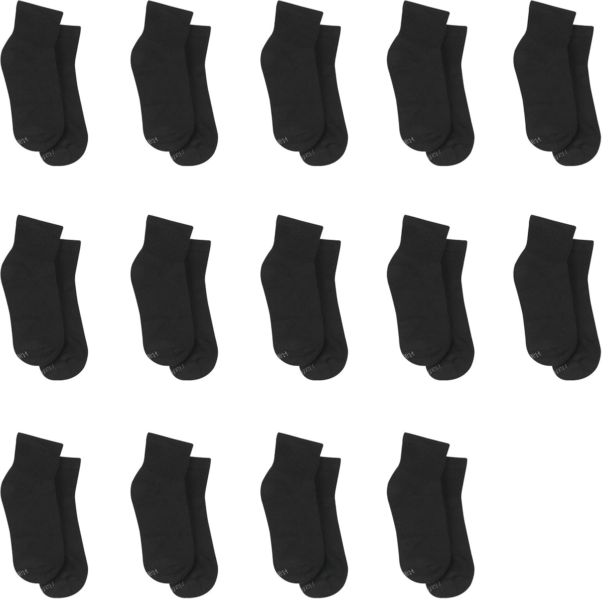 Hanes moisture wicking socks side profile
