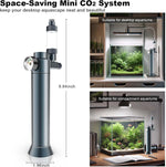 FZONE nano tank CO2 regulator with quick connect tubing mechanism