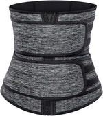 Hoplynn black waist trainer folded to show texture and build quality