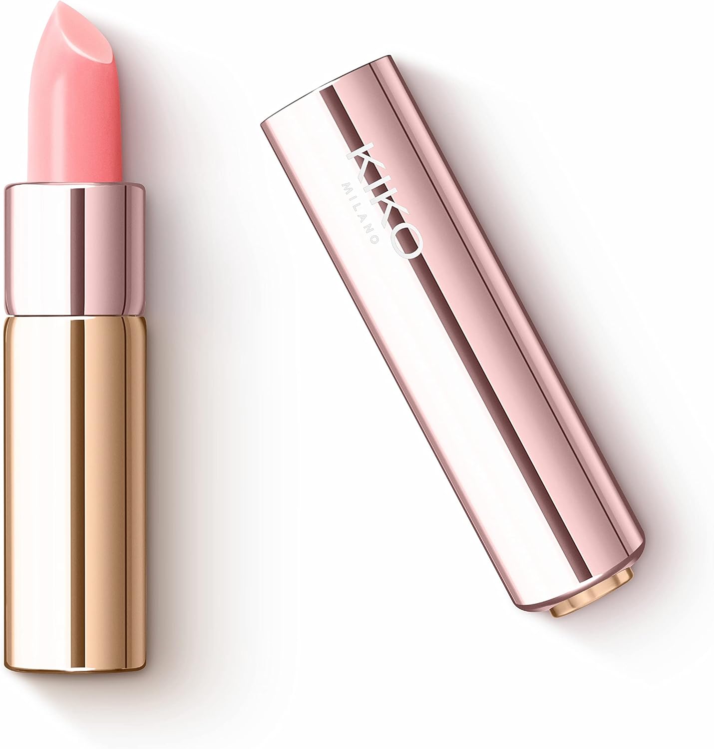 Kiko Milano pH Glow Lipstick front view showcasing the sleek packaging and custom pink bullet.