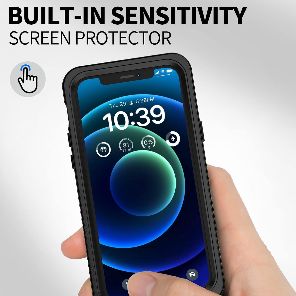 BEASTEK rugged case profile view displaying slim under 0.5 inch thickness