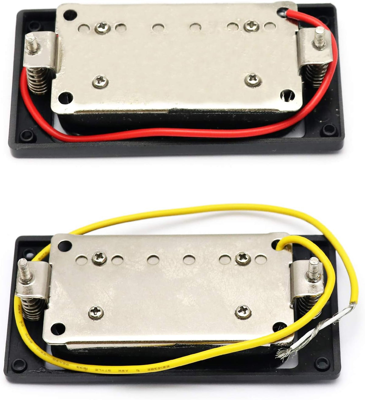 Metallor double coil ceramic magnet neck pickup close up