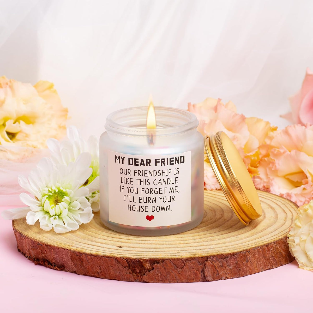 Yorktend scented soy wax candle jar