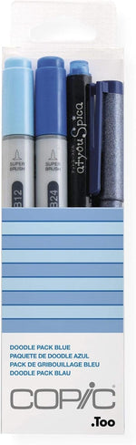 Copic Ciao Alcohol Markers People Doodle Kit, 5 Markers + 2 Multiliners Set | Dual-Tip Art Marker Set for Artists, Blendable Ink for Coloring, Drawing & Illustration - Premium Artist Set - Image 9
