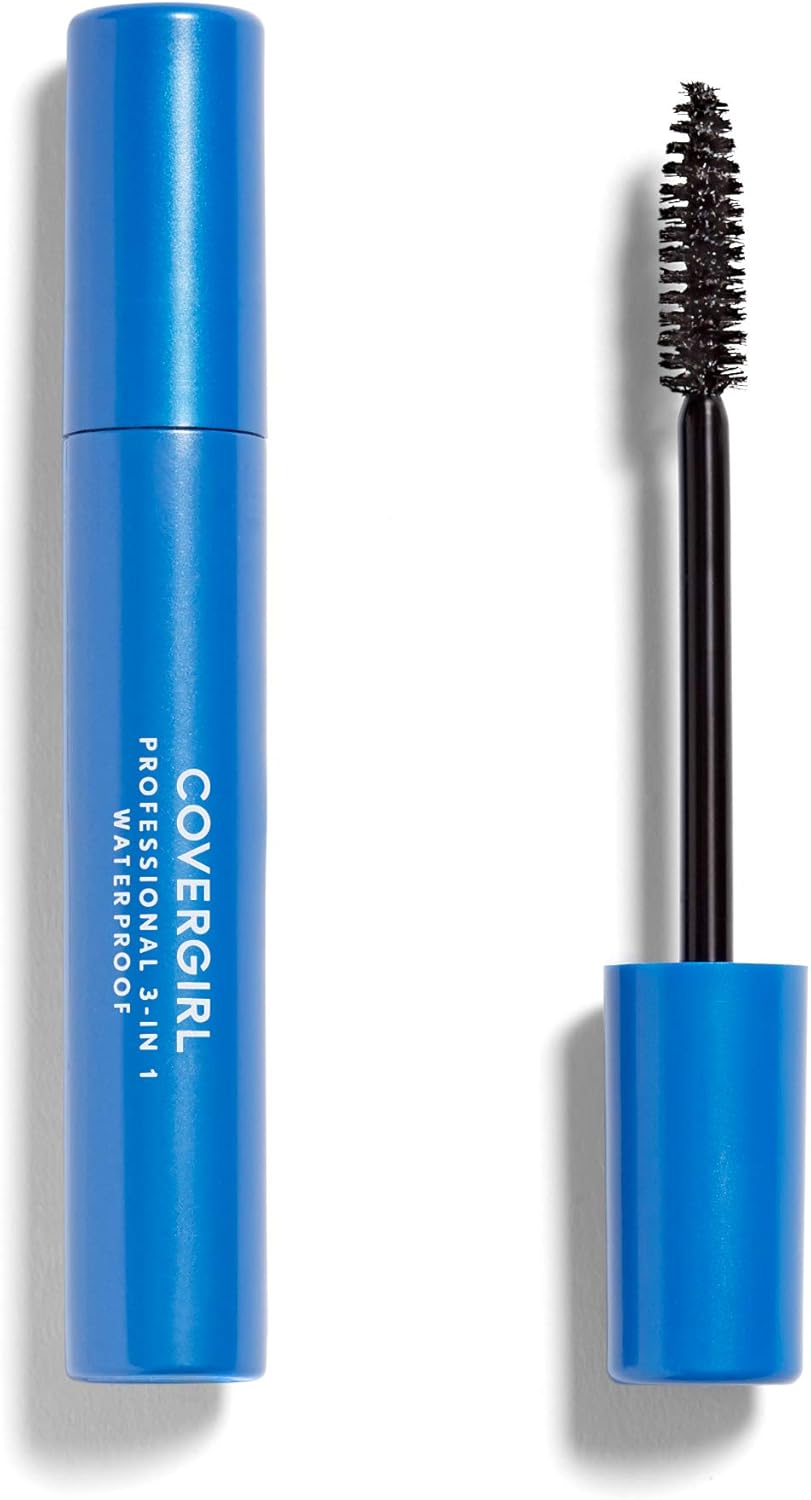 COVERGIRL Professional 3-in-1 Waterproof Mascara, Very Black 225, (Packaging May Vary), 0.3 Fl Oz (Pack of 1) - Image 1