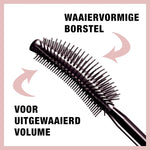 Maybelline Lash Sensational Mascara curved brush applicator