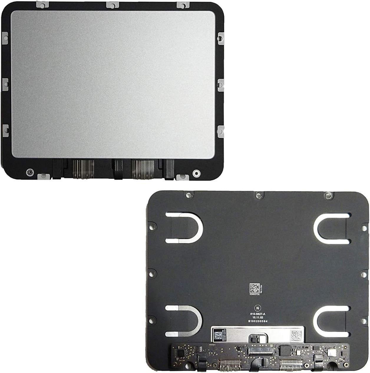 Willhom trackpad replacement front view displaying the matte silver finish