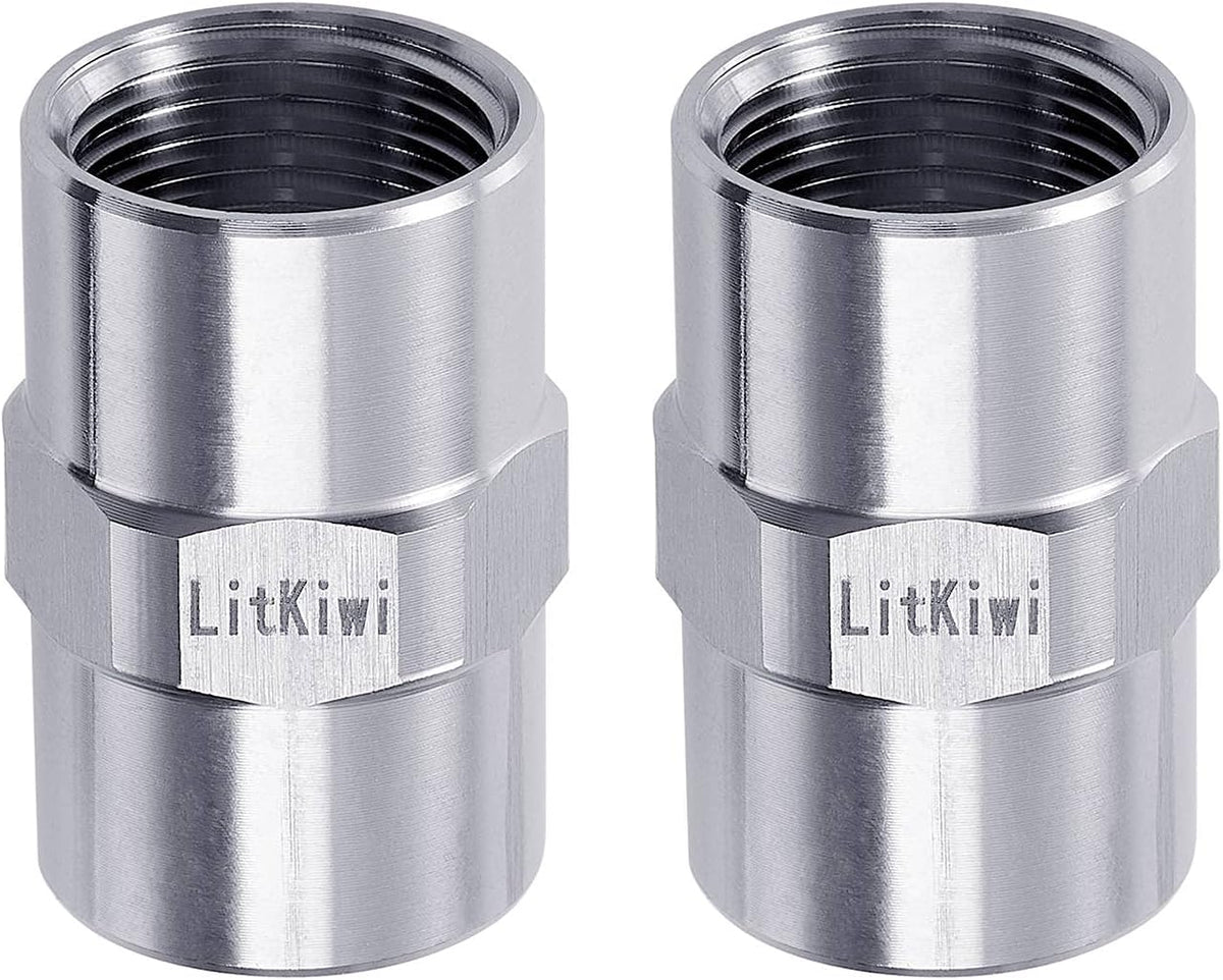 LitKiwi equal hex nipple pipe connector side angle