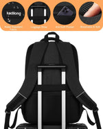Kadilong 17.3 inch laptop backpack TSA friendly open layout