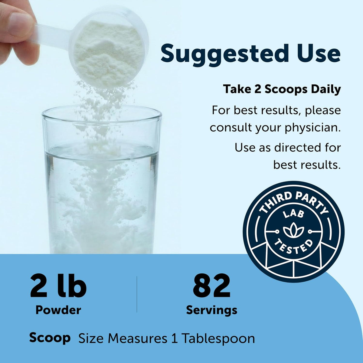 Micro Ingredients bovine collagen peptides nutritional label information