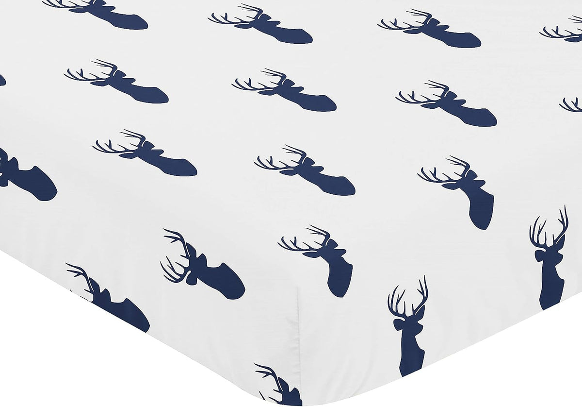 Fitted crib sheet showing fully elasticized bottom edge corner