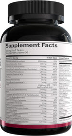 Rule 1 Women's Multi 60 tablets bottle side label overview