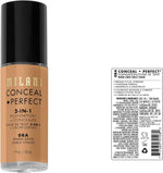 Milani Warm Sand liquid foundation packaging details