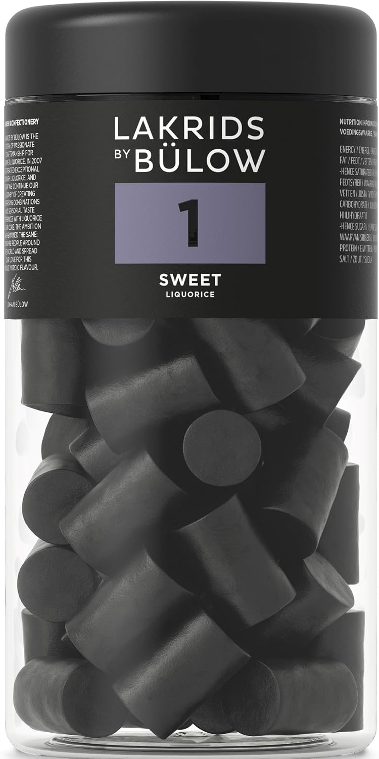 LAKRIDS BY BLOW - 1 - Black Licorice - Sweet - 5.3 oz - Vegan Gourmet Licorice from Scandinavia - Gluten Free & Gelatine Free - Swedish Candy Alternative - Image 10