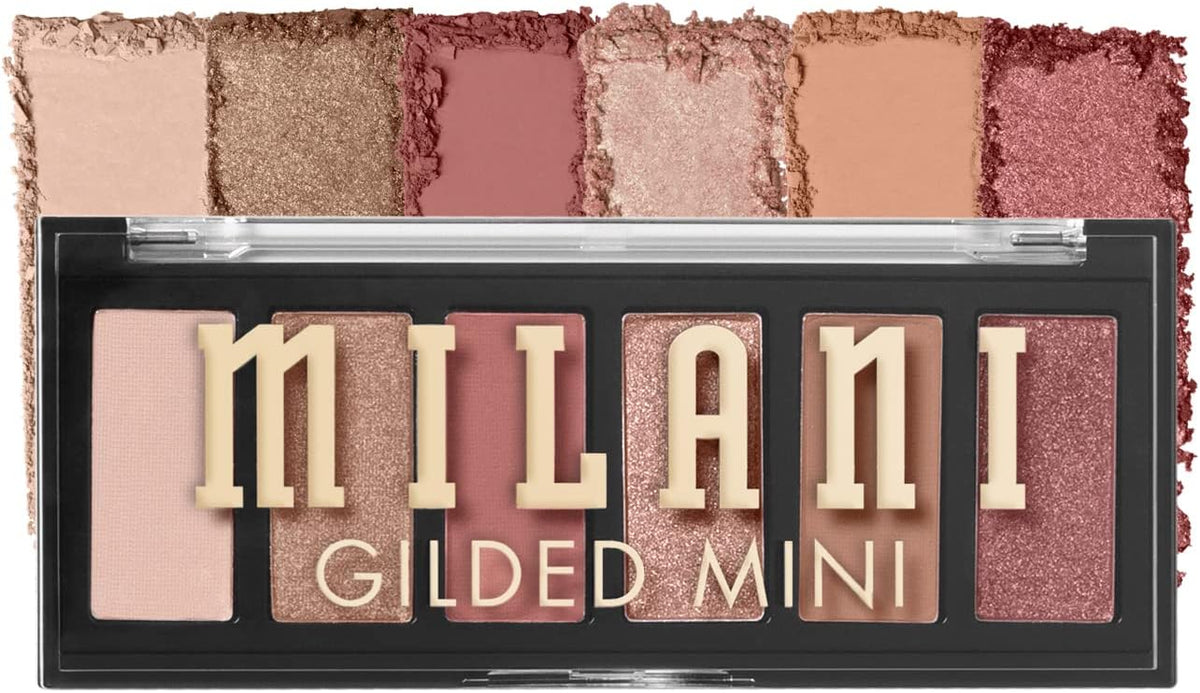 Milani Gilded Mini Eyeshadow Palette with 6 Matte & Shimmer Hues - Champagne Problems - Image 13