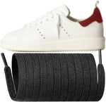 Endoto replacement laces styled in flat formation