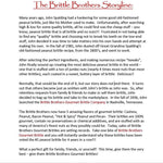 Traditional Nashville Tennessee recipe peanut brittle with real butter