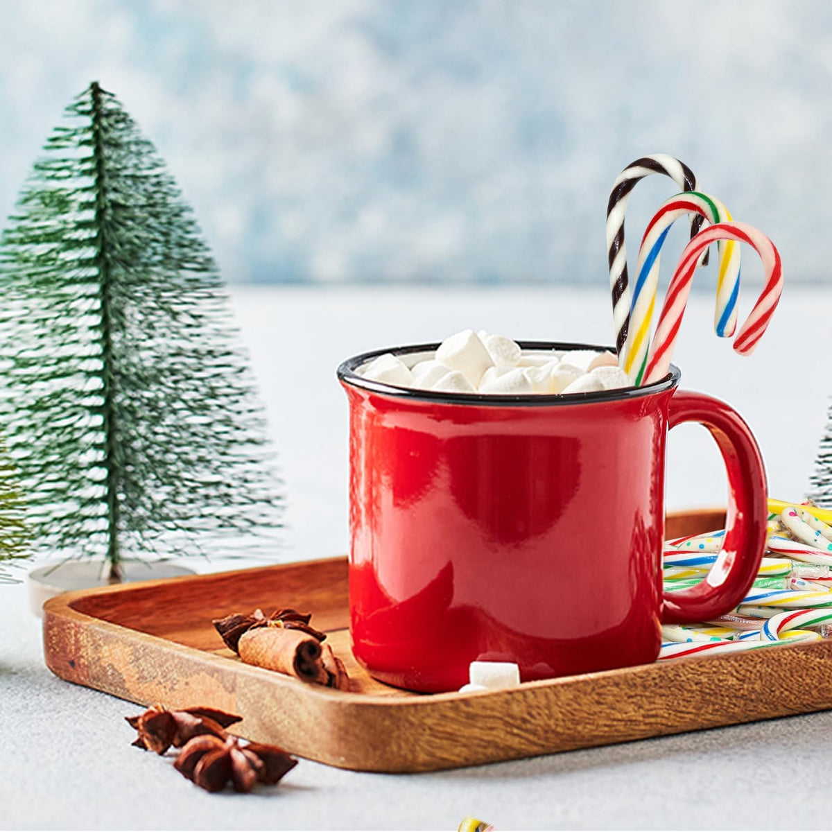 Back packaging details and nutritional facts of the Taboom bulk Christmas candy cane selection