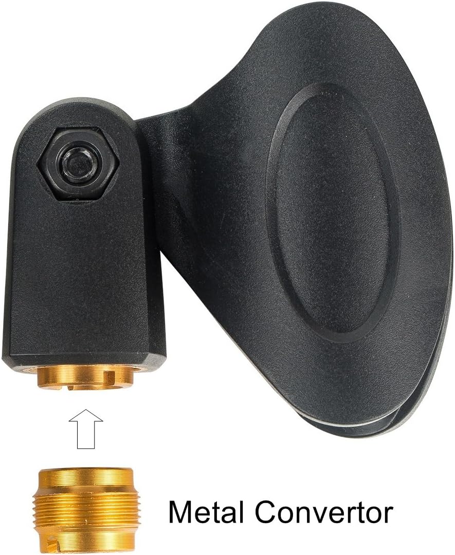 Bearstar adjustable tabletop microphone stand showing height extension