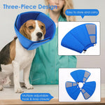 AOFITEE anti licking pet recovery cone drawstring detail view