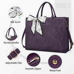 Nubily leather laptop bag interior compartment