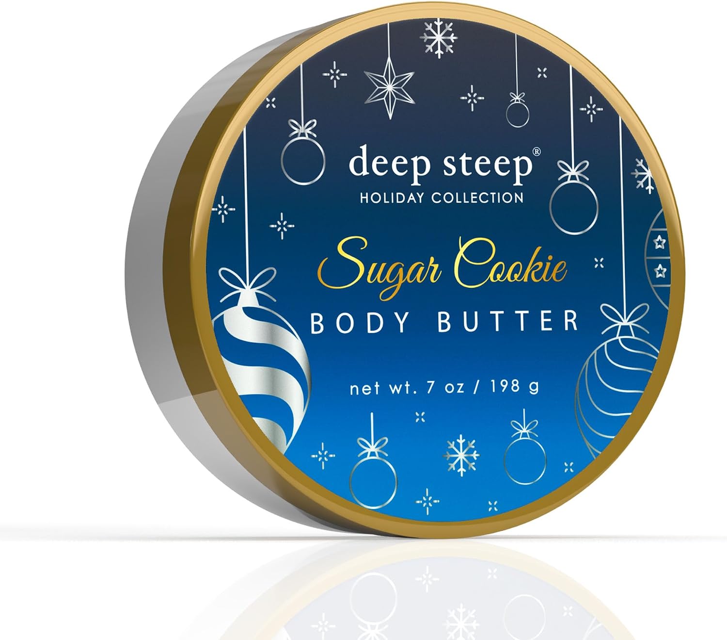 Deep Steep Holiday Body Butter Sugar Cookie front view jar