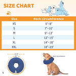 Lightweight comfortable dog surgery collar worn by a small puppy sleeping