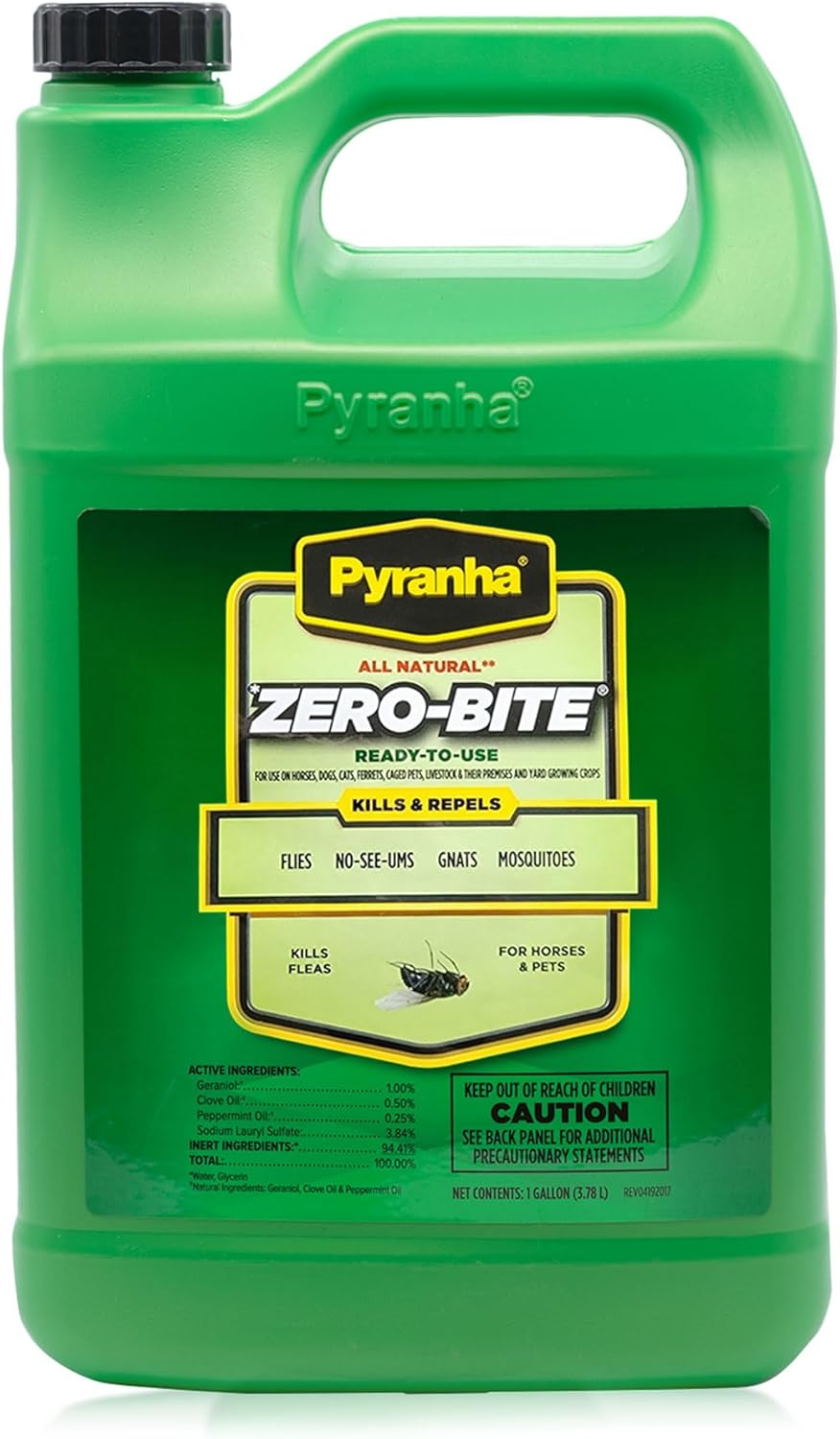 Pyranha imported natural insect deterrent spray bottle base specifications and instructions