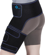 REAQER Hip Thigh Support Brace front view for sciatica pain relief