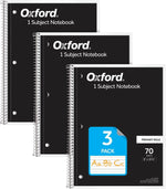 Oxford spiral notebook bundle packaged for kids practice