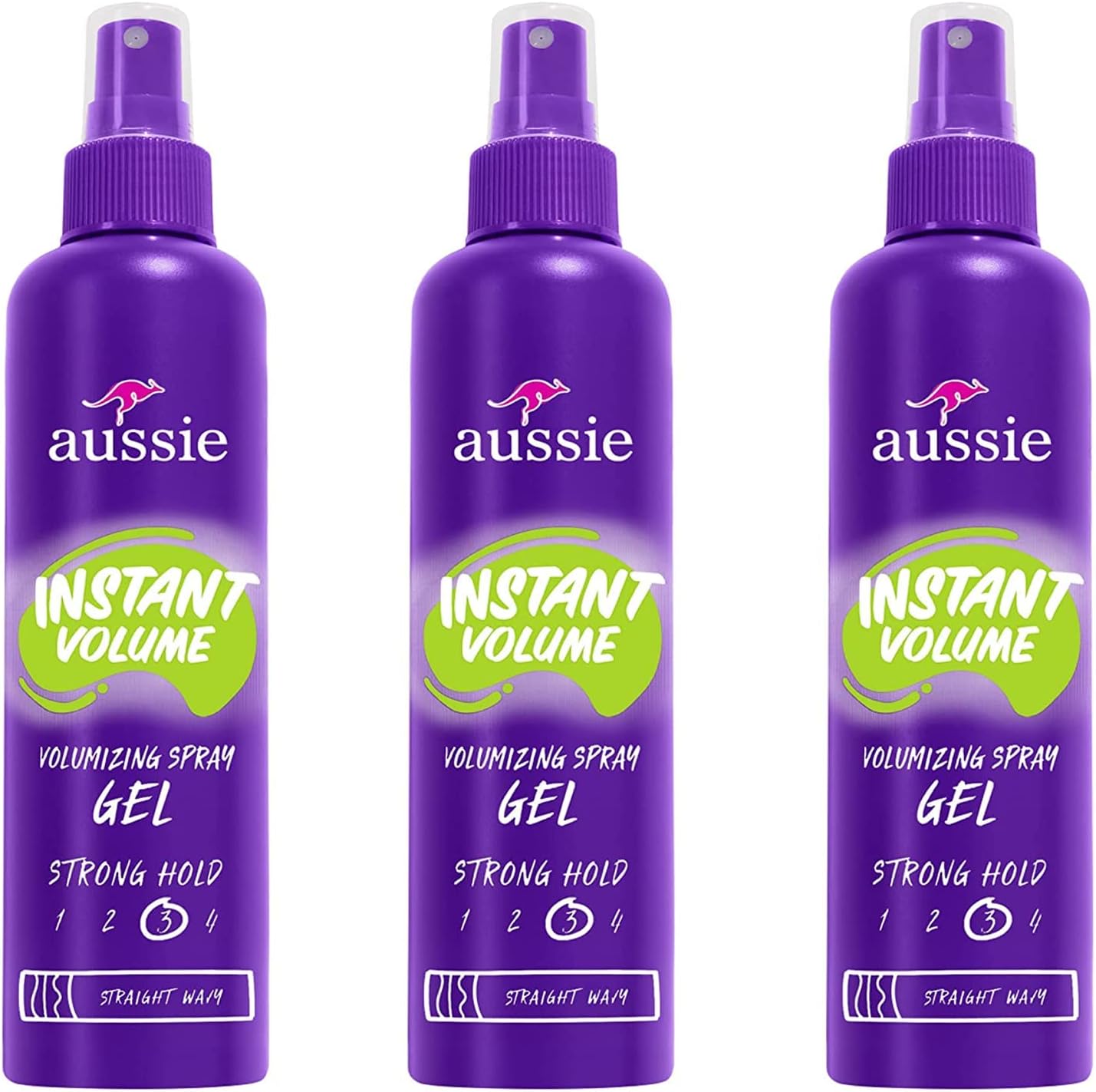 Aussie Headstrong Volume Spray Gel front view bottle