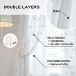 Anti-rust grommet rings on top of curtain panel