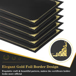 Coidea certificate folders stacked in a set of 25