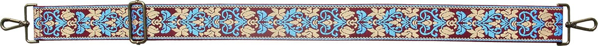 Yiaizhuo boho canvas replacement strap close up of embroidery details