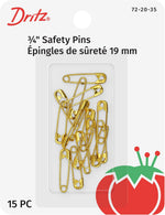 Dritz 1465 Safety Pins, Brass, Size 2 (35-Count) - Image 9