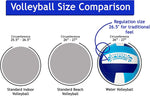 Botabee 26.5 inch beach volleyball side angle