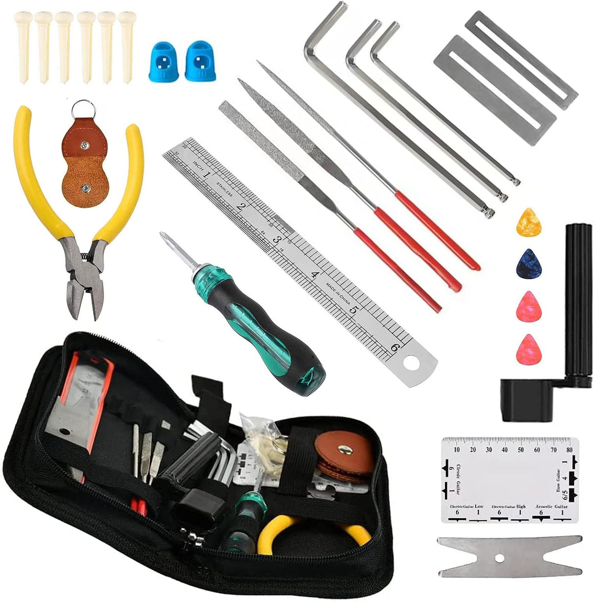 Hanbangabc portable instrument tool kit packed in case