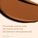 Clarins longwear foundation gold cap close up